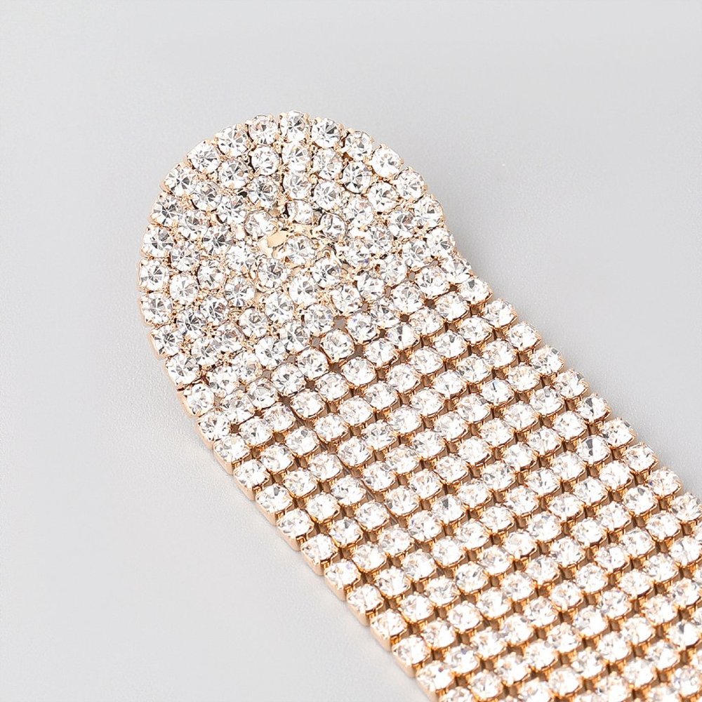 Rose Gold Diamond Earrings - Picture 2 of 4